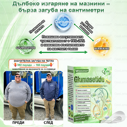 🌟Официален магазин 👩‍⚕️ 𝐆𝐞𝐞𝐥𝐞𝐦𝐨𝐧® 𝐆𝐥𝐮𝐦𝐚𝐬𝐞𝐭𝐢𝐝𝐞 𝟖 в 𝟏 – Нано микроиглен пластир за отслабване | Само 1× дневно ✅ Видими промени за 7 дни – при затлъстяване, сърдечно-съдово здраве, диабет и ставни проблеми🌟🌟🌟🎄
